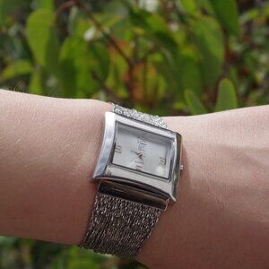 Silver Chain Bracelet Style  Ladies By NY&C Watch